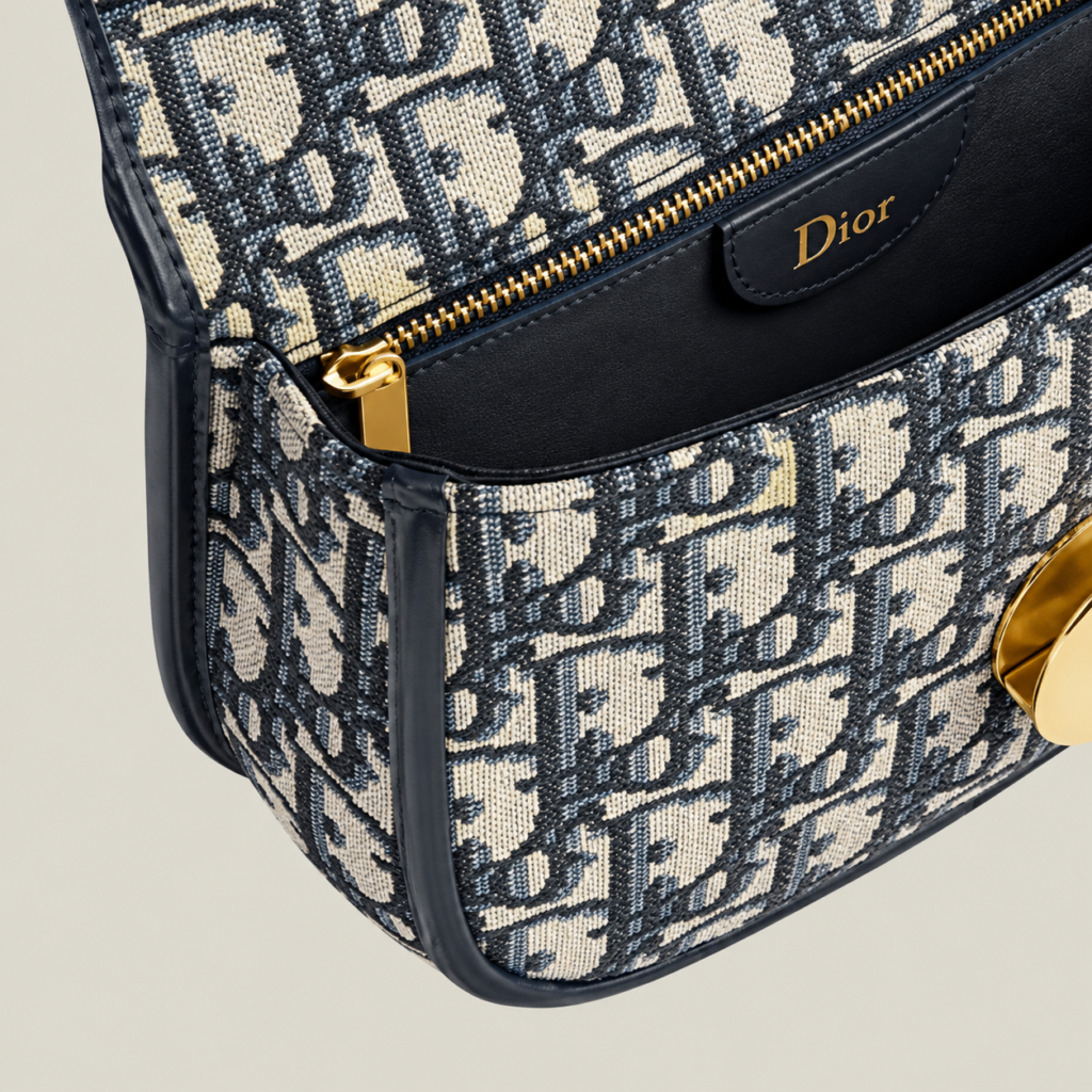 Small Dior Médaillon Flap Bag with Chain